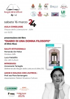 Presentazione del libro ''DIARIO DI UNA DONNA FILOSOFO'' di Silvia Rizzo